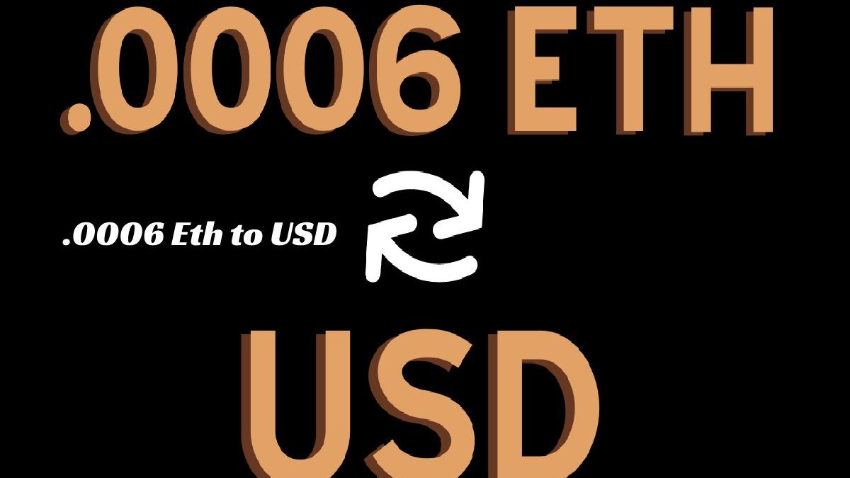 .0006 Eth to USD