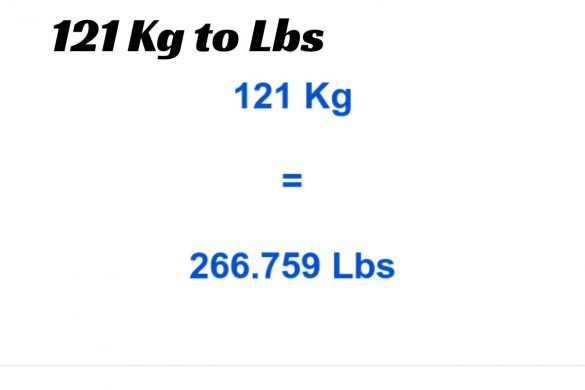 121 Kg to Lbs
