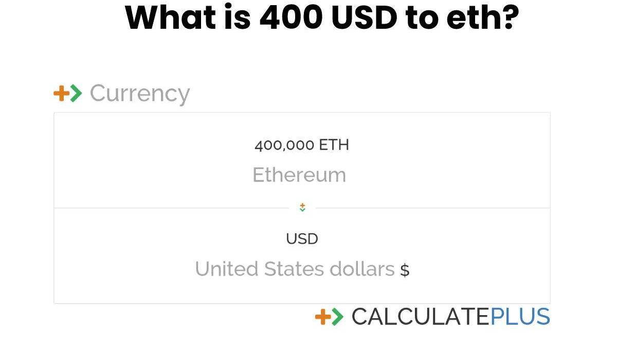 400 Usd to Eth, Currecncy converter etc.
